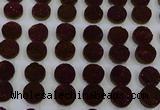 CGC122 16mm flat round druzy quartz cabochons wholesale