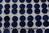 CGC124 16mm flat round druzy quartz cabochons wholesale