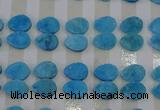 CGC250 13*18mm flat teardrop druzy quartz cabochons wholesale