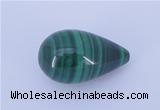 CGC45 13*22mm teardrop natural malachite gemstone cabochons