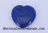 CGC49 25*25mm heart natural lapis lazuli gemstone cabochons