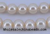 CGL41 2PCS 16 inches 25mm round dyed plastic pearl beads wholesale
