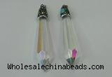 CGP260 16*80mm sticks crystal glass pendants wholesale