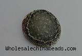 CGP356 35*55mm freeform crystal glass pendants wholesale