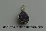 CGP469 15*20mm teardrop crystal glass pendants wholesale