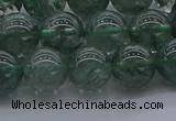 CGQ503 15.5 inches 10mm round imitation green phantom quartz beads