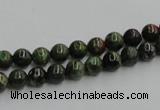 CGR01 16 inches 6mm round green rain forest stone beads wholesale