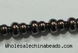 CHE190 15.5 inches 6*8mm calabash hematite beads wholesale