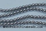 CHE421 15.5 inches 2mm round plated hematite beads wholesale