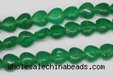 CHG04 15.5 inches 8*8mm heart dyed white jade beads wholesale