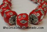 CIB101 17mm round fashion Indonesia jewelry beads wholesale