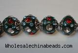 CIB121 19mm round fashion Indonesia jewelry beads wholesale