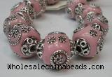 CIB280 16*16mm rondelle fashion Indonesia jewelry beads wholesale