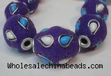 CIB492 18*23mm drum fashion Indonesia jewelry beads wholesale