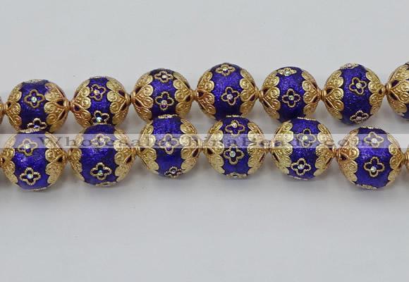 CIB553 22mm round fashion Indonesia jewelry beads wholesale