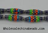 CIB588 16*60mm rice fashion Indonesia jewelry beads wholesale