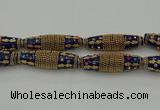 CIB609 16*60mm rice fashion Indonesia jewelry beads wholesale
