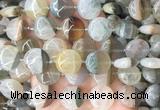 CIBS58 15 inches 18mm coin Agate gemstone beads wholesale