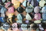 CIBS60 15 inches 18mm coin Agate gemstone beads wholesale