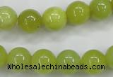 CKA07 15.5 inches 14mm round Korean jade gemstone beads