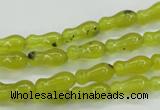 CKA18 15.5 inches 5*11mm bone Korean jade gemstone beads