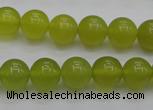 CKA204 15.5 inches 10mm round Korean jade gemstone beads