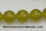CKA207 15.5 inches 16mm round Korean jade gemstone beads