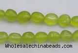CKA215 15.5 inches 6*8mm nuggets Korean jade gemstone beads