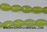 CKA243 15.5 inches 8*12mm oval Korean jade gemstone beads