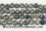 CKJ493 15.5 inches 11mm flat round natural k2 jasper beads