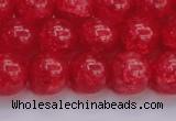 CKQ319 15.5 inches 14mm round dyed crackle quartz beads wholesale
