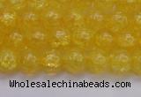 CKQ323 15.5 inches 8mm round dyed crackle quartz beads wholesale