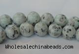 CKW02 15.5 inches 8mm round kiwi jasper gemstone beads