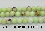 CLE31 15.5 inches 6mm round lemon turquoise beads wholesale