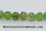 CLG602 16 inches 6mm round lampwork glass beads wholesale