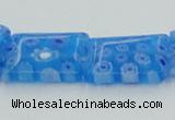 CLG620 5PCS 16 inches 10*14mm rectangle lampwork glass beads wholesale