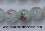CLG751 15.5 inches 10mm round lampwork glass beads wholesale