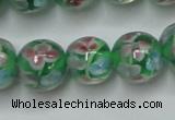 CLG753 15.5 inches 10mm round lampwork glass beads wholesale