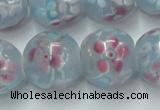 CLG759 15 inches 12mm round lampwork glass beads wholesale