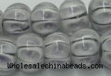 CLG776 14 inches 8*12mm rondelle lampwork glass beads wholesale