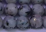 CLJ425 15.5 inches 14mm faceted round sesame jasper beads