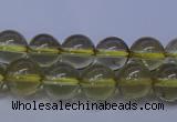 CLQ351 15 inches 6mm round natural lemon quartz beads wholesale