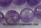 CLS153 15.5 inches 20mm faceted round lavender amethyst beads