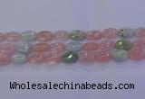 CMG239 15.5 inches 12*16mm oval morganite beads wholesale