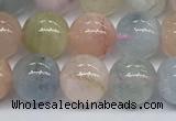 CMG392 15.5 inches 8mm round morganite gemstone beads