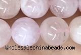 CMG411 15.5 inches 10mm round pink morganite beads wholesale
