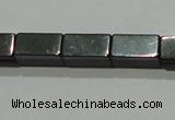 CMH163 15.5 inches 4*8mm cuboid magnetic hematite beads
