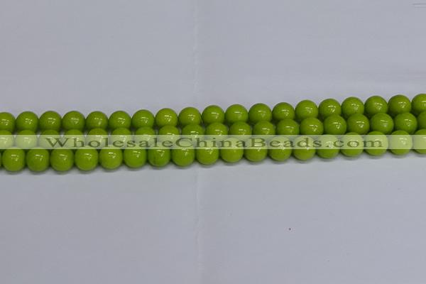 CMJ270 15.5 inches 10mm round Mashan jade beads wholesale