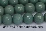 CMJ285 15.5 inches 12mm round Mashan jade beads wholesale