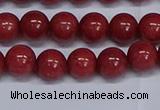 CMJ319 15.5 inches 10mm round Mashan jade beads wholesale